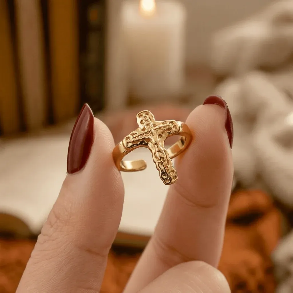 Jesus Cross Ring