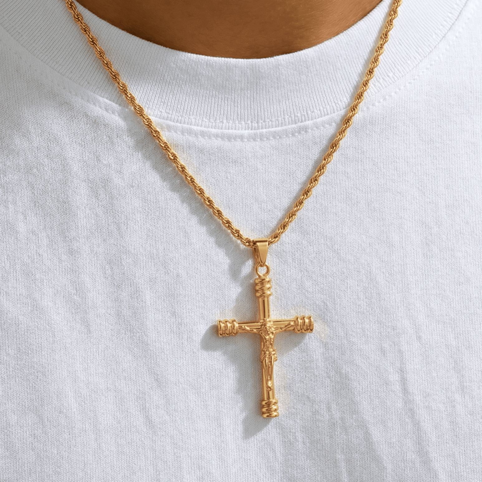 Crucifix Necklace Precious Faith
