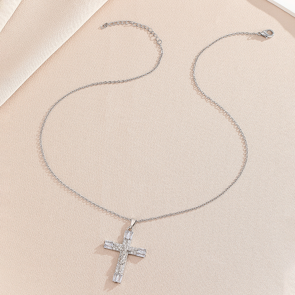 Crucifix Necklace Colored Faith
