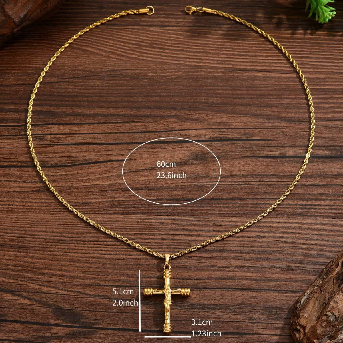 Crucifix Necklace Precious Faith