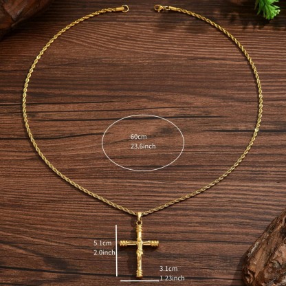Crucifix Necklace Precious Faith