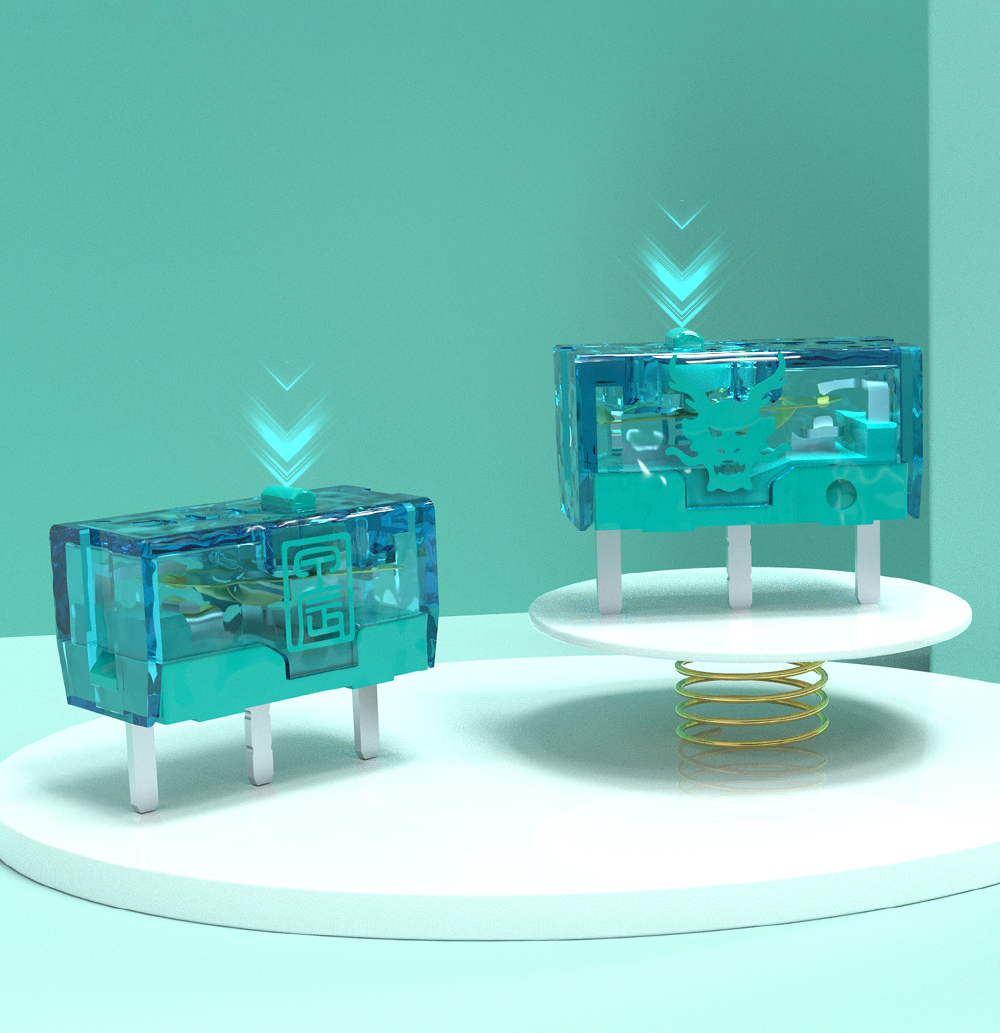 TTC Dragon Mouse Switch Dust-proof Micro Switch with 100M Lifetime (4PCS)