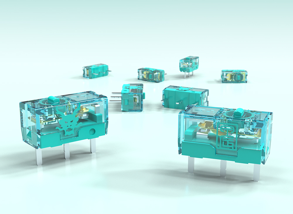 TTC Dragon Mouse Switch Dust-proof Micro Switch with 100M Lifetime (4PCS)