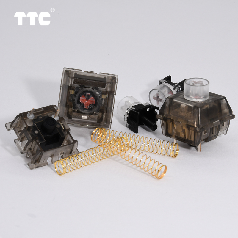TTC Titan Heart Switch with Love Symbol, 42gf Linear Factory Pre-lube Mechanical Keyboard Switch