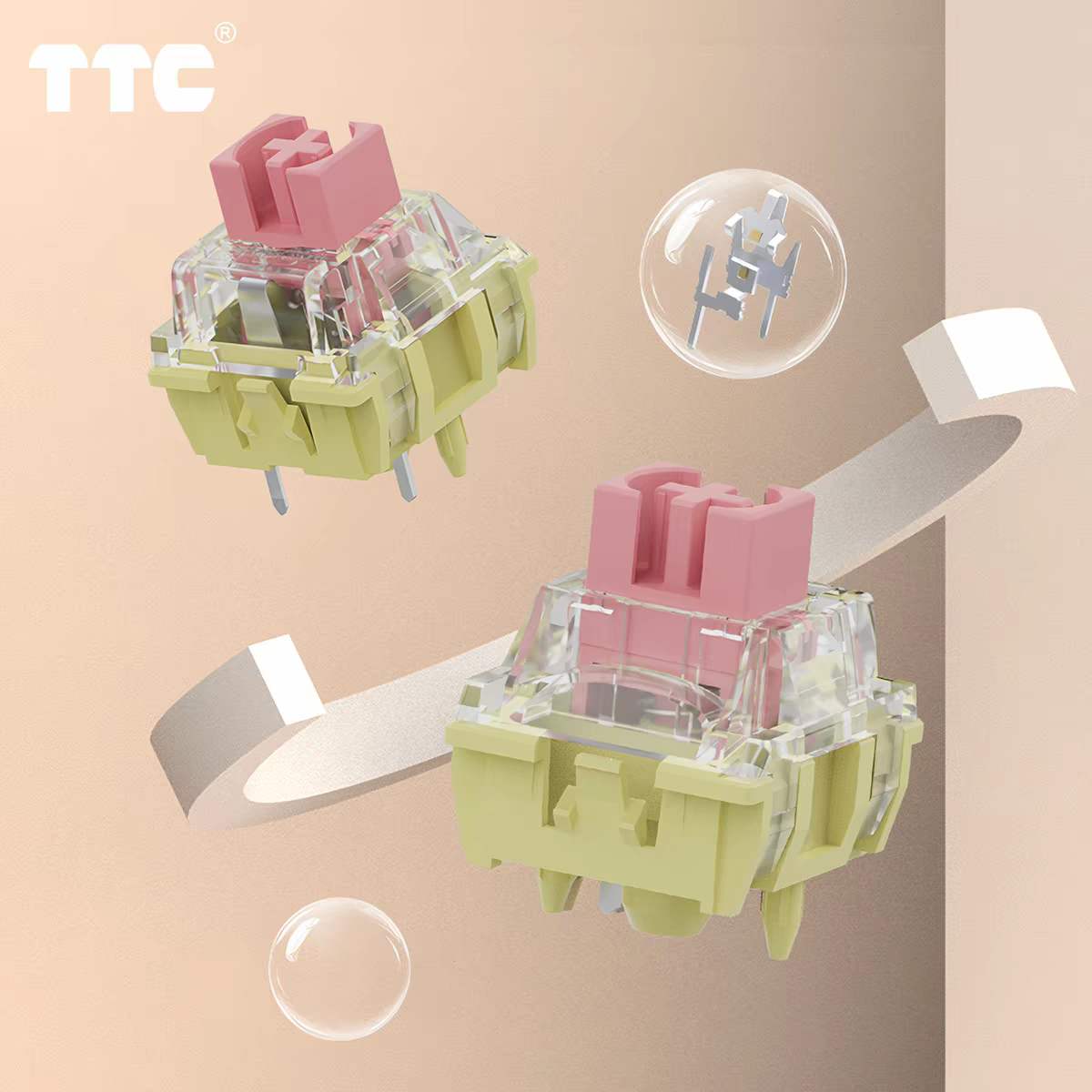 TTC Golden Pink V3  Mechanical Switch