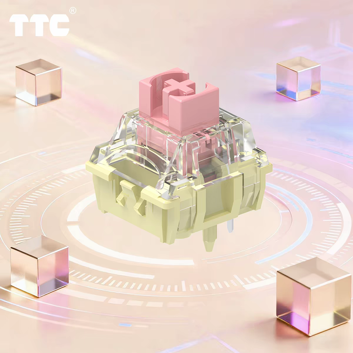 TTC Golden Pink V3  Mechanical Switch