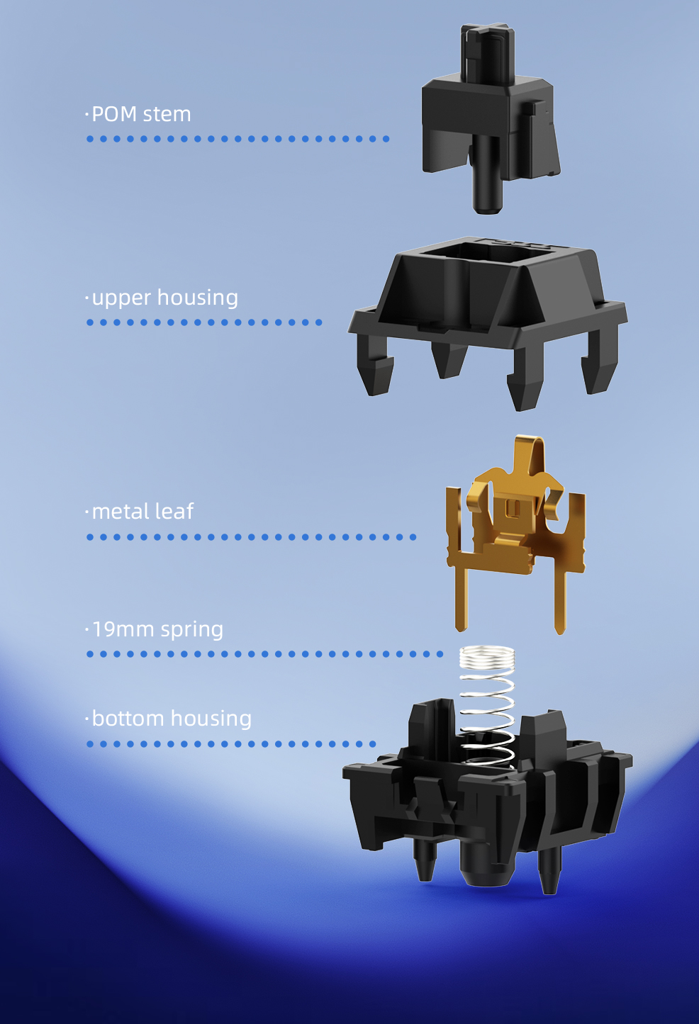 TTC PT Black Switch-No Lubed