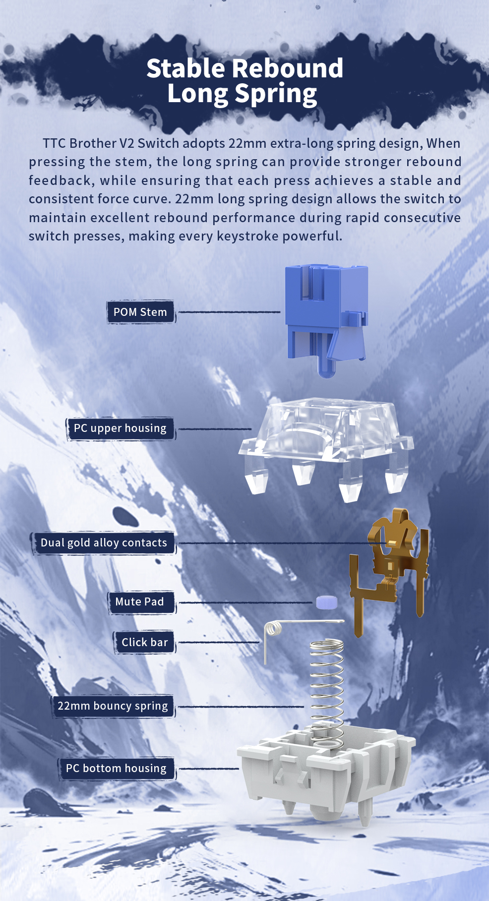 TTC Brother Switch V2—Clicky Tactile