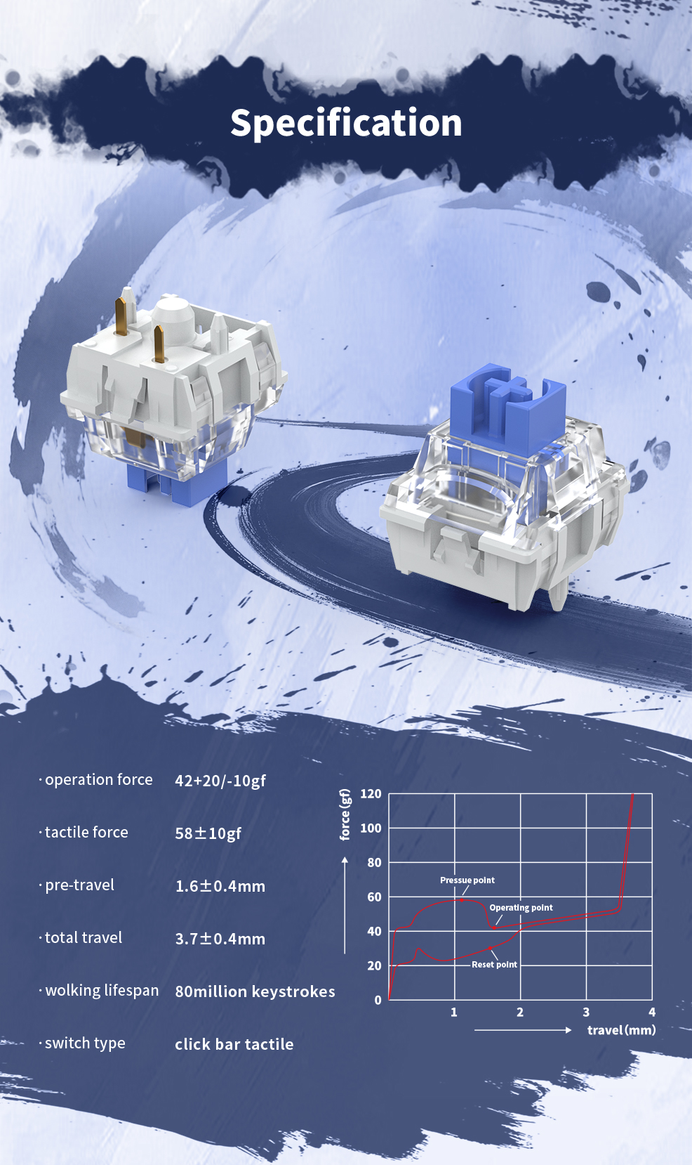 TTC Brother Switch V2—Clicky Tactile
