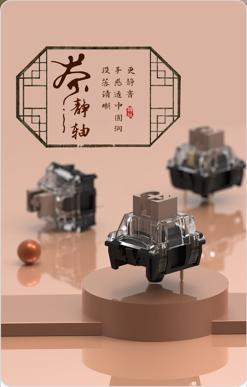 TTC Silent Brown Switch V2-Tactile Style