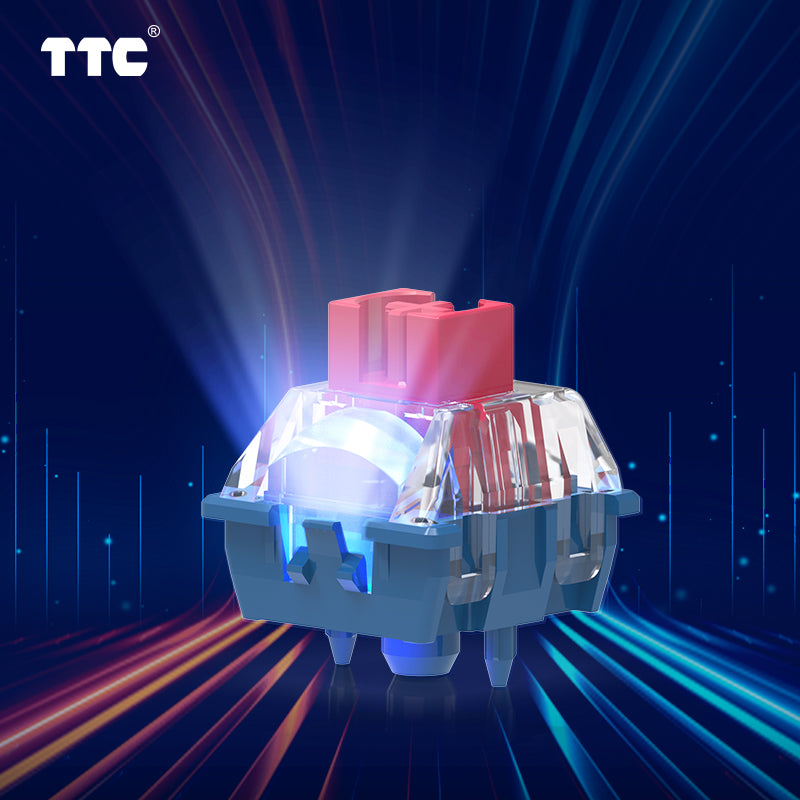 (Compatible with ROG HFX V2) TTC Golden Magnetic HE Switch, Pre-lubed Linear Smooth Keyboard Switch