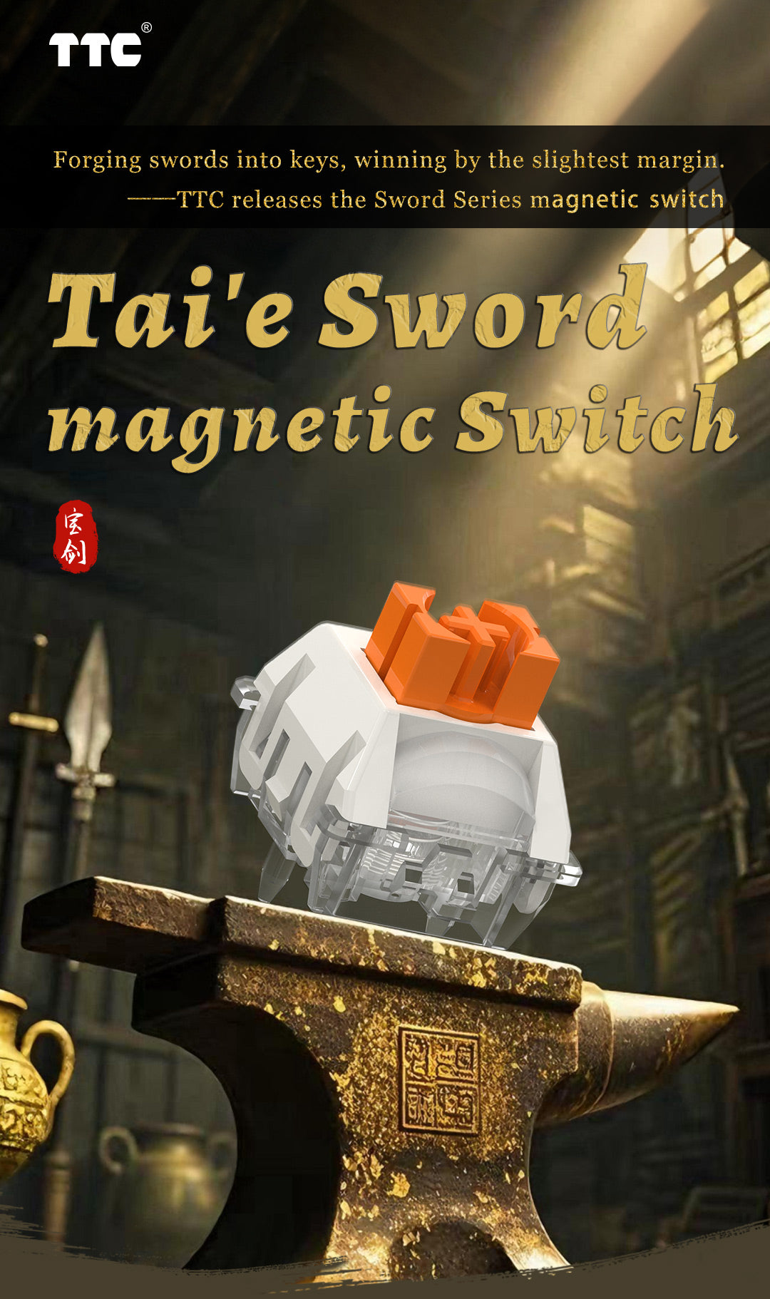 TTC Tai'e Sword HE Magnetic Switch-NEW ARRIVAL