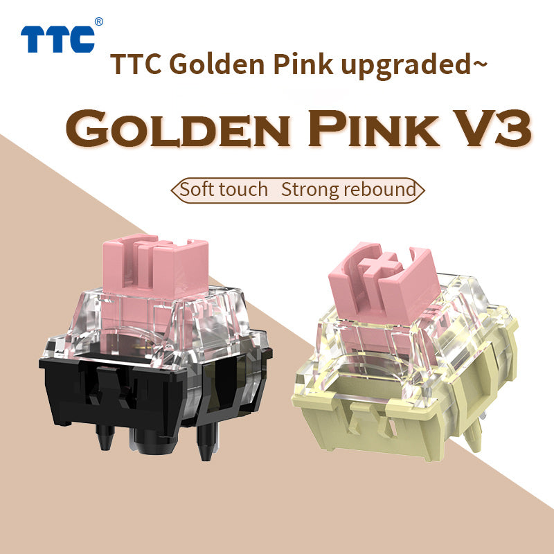 TTC Golden Pink V3 Mechanical Switch – TTC Switch