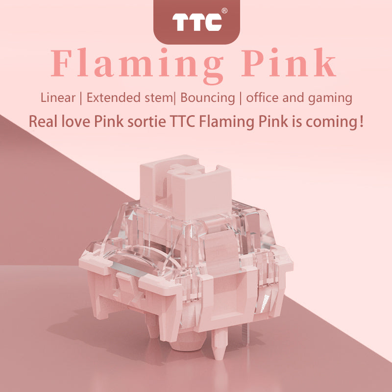 TTC Flaming Pink Mechanical Switch