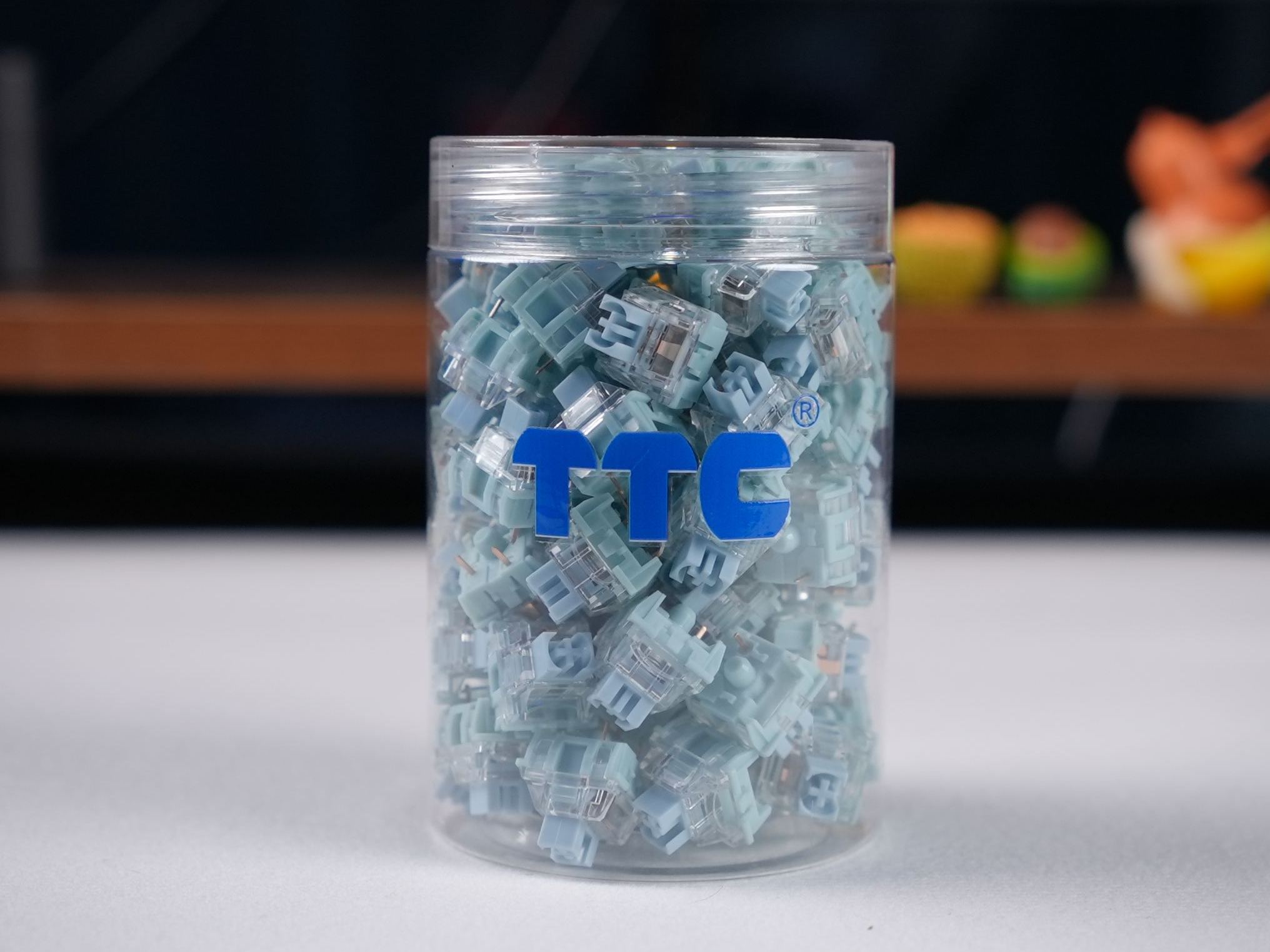 TTC Silent Bluish White Switch-Tactile Style