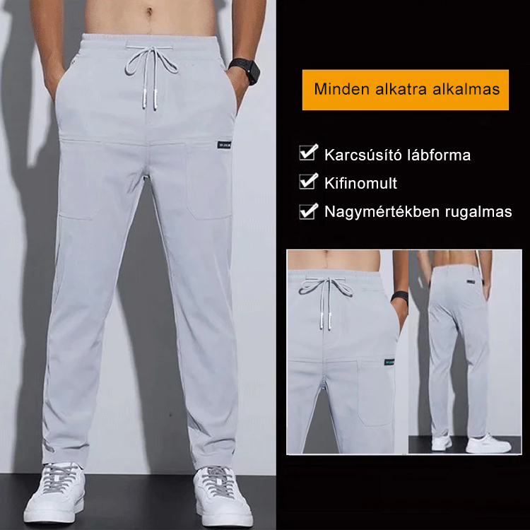 Egyenes szárú alkalmi nadrág