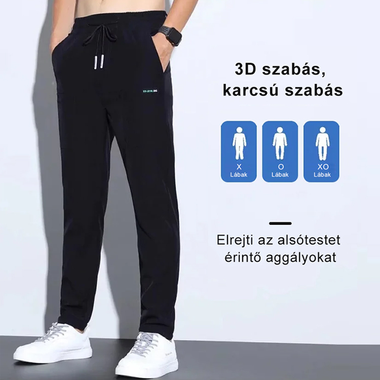 Egyenes szárú alkalmi nadrág