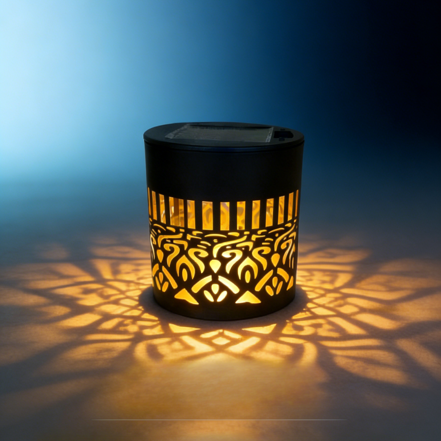 Mandala Szolár Kerti Lámpa | Extrém tartós | Gyönyörű fényhatás a kertbe