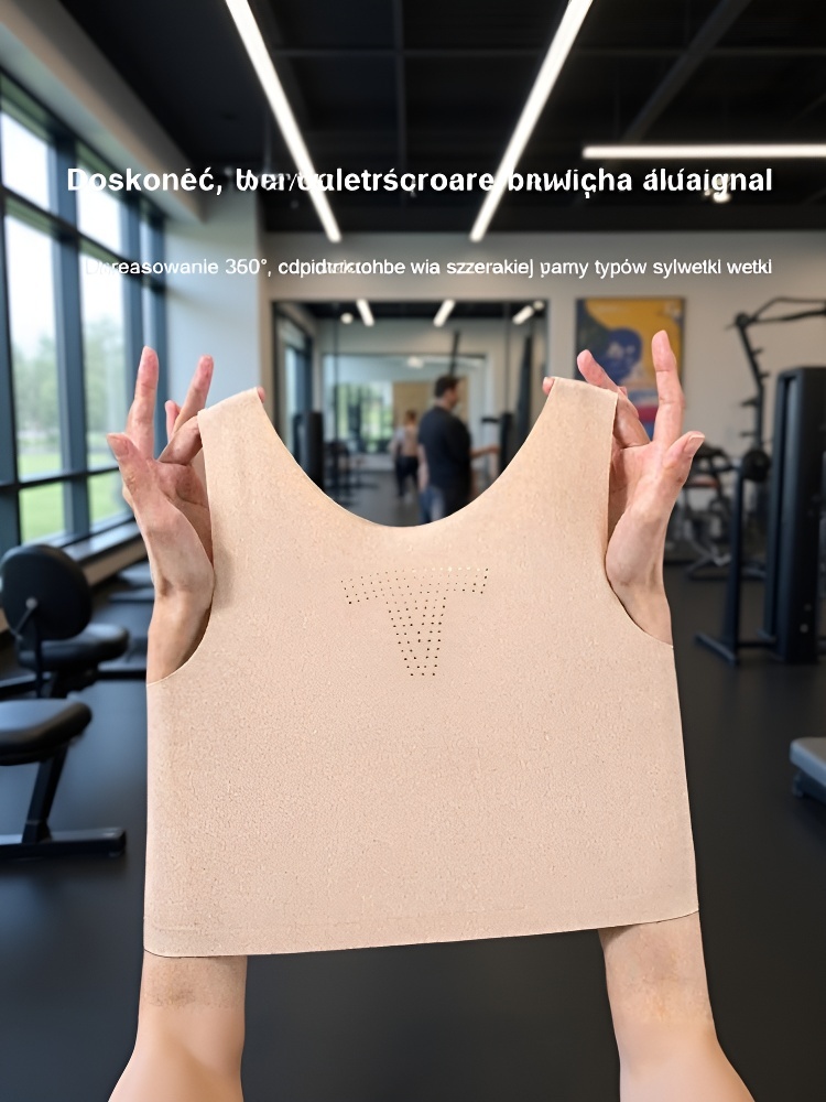 Niewidoczny biustonosz zmniejszający biust.