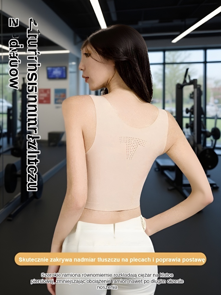 Niewidoczny biustonosz zmniejszający biust.