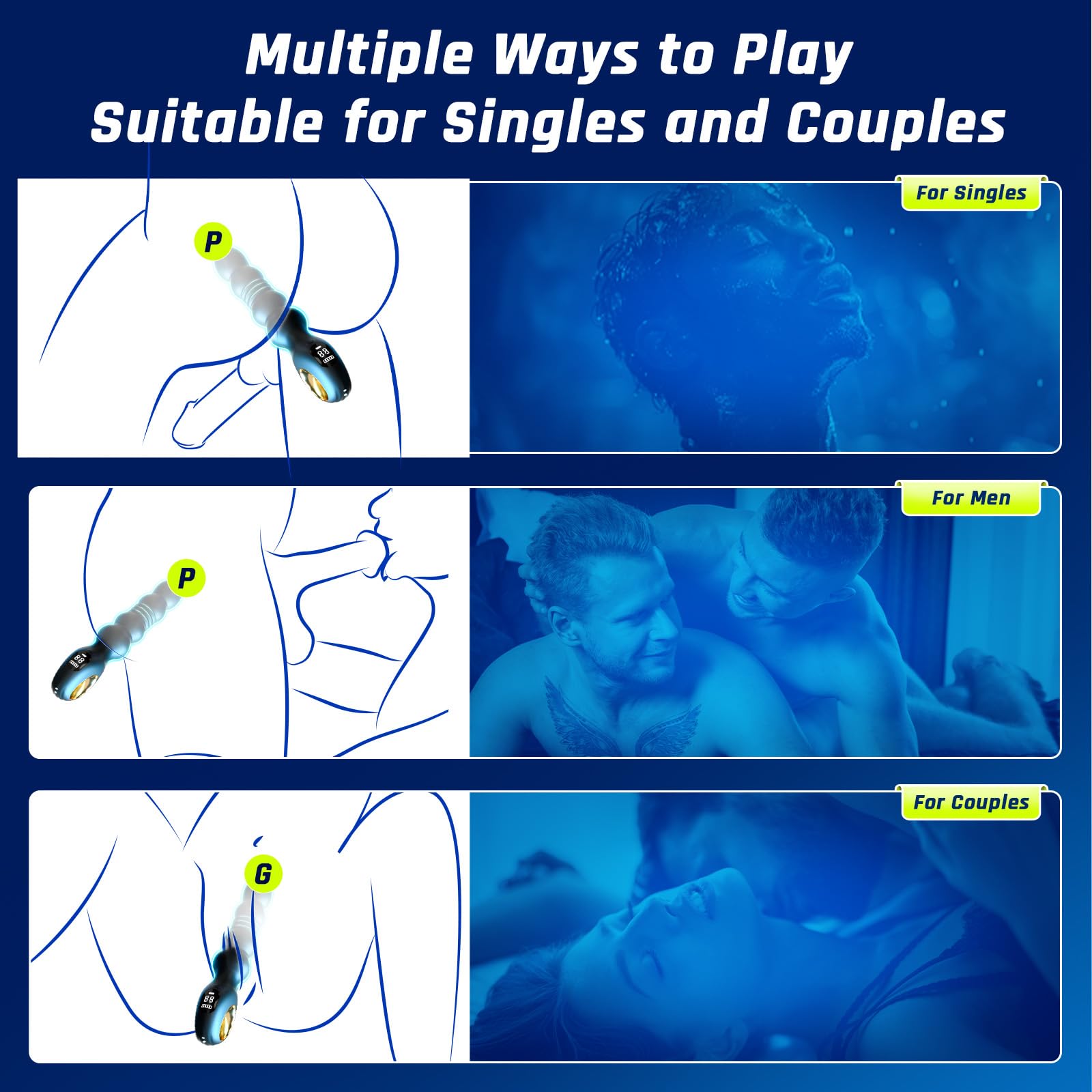 🔥2025 Hot Sale - 😍Prostate Massager Anal Toys - 💖Male Sex Toys