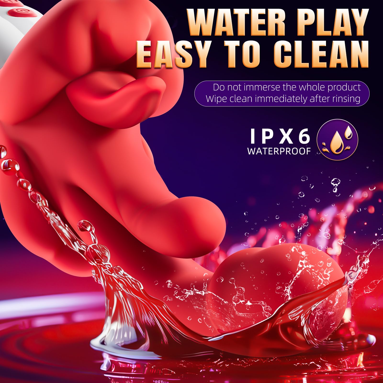 💥Rose Vibrating Toy-💥G Spot Vibrator Womens Sex Toy