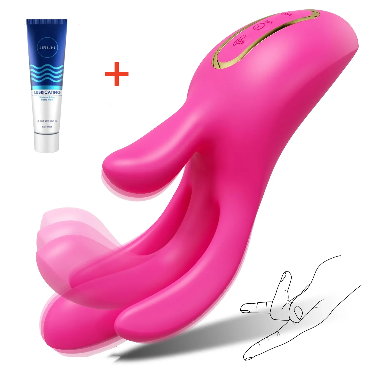 😍3 in 1 Stimulation G Spot and Clitoral  -  Female Adult Toy✨