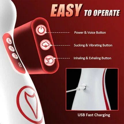 👑The latest hot-selling low-priced model-💥Sucking Vibrating Voice Masturbator