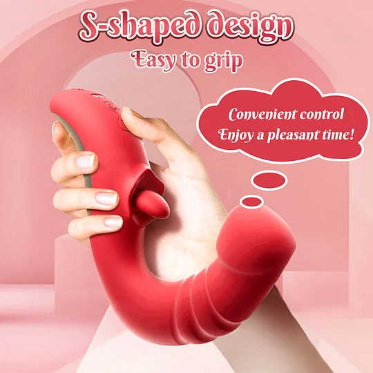 💥Thrust G-spot dildo vibrator sex toy