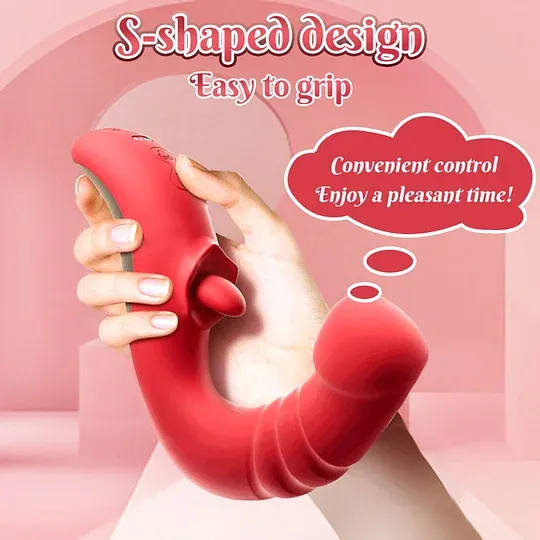 💥Thrust G-spot dildo vibrator sex toy