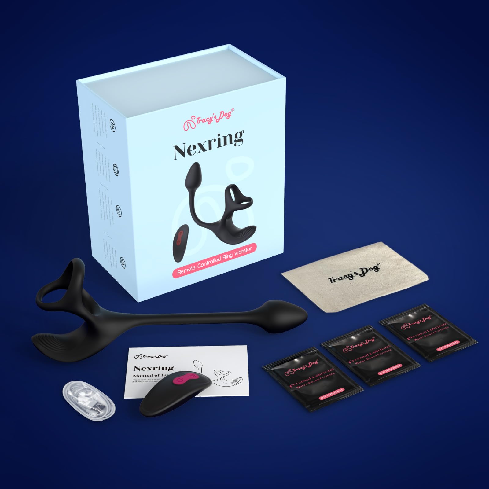 💥BIG-SALE😍99 Speed-controlled anal plug vibrator, testicular massage penile ring vibrator