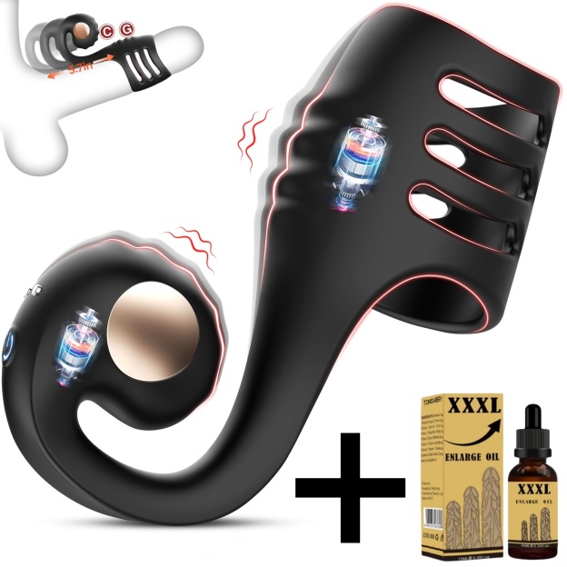 Couples penis ring vibrator