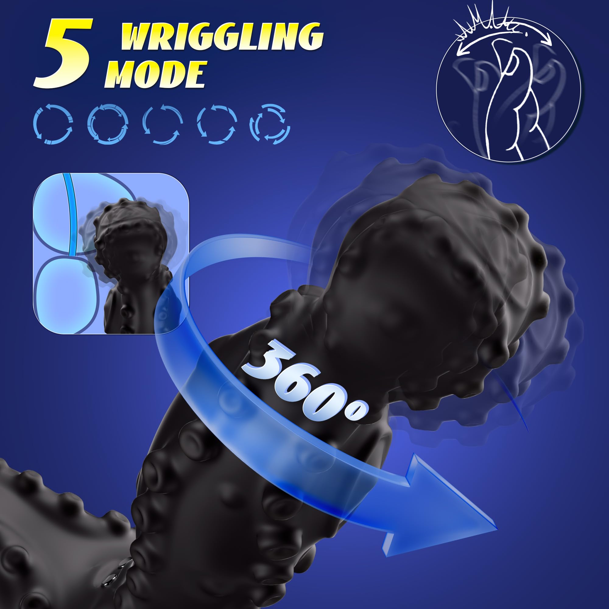 360° Rotating Octopus Prostate Massager