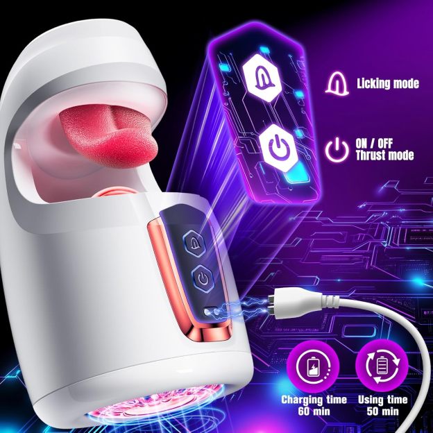 💥💥 Blowjob Queen 10 Tapping Thrusting Male Glans Training Stimulator