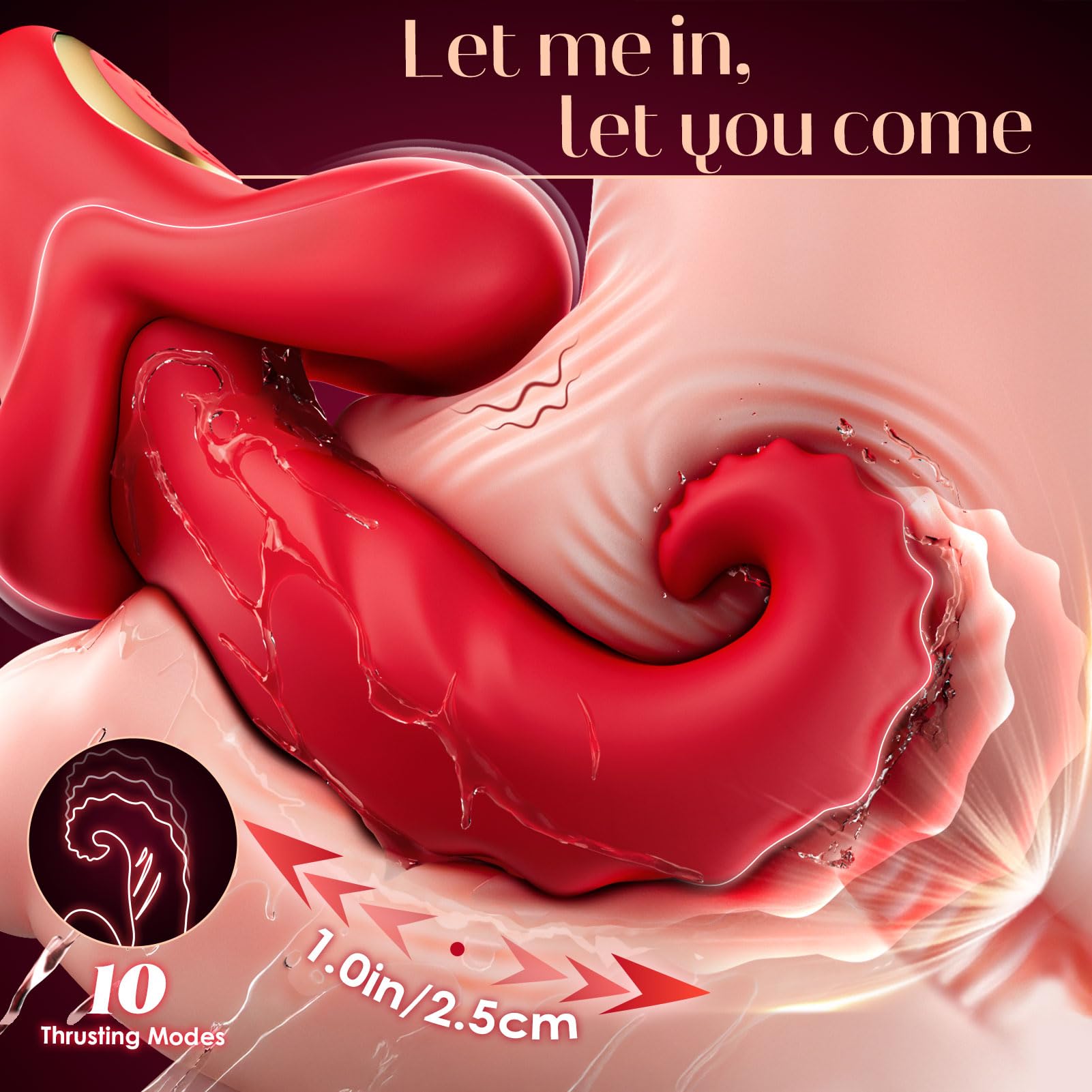 Tongue G-spot vibrator