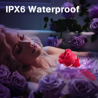 💥3-in-1 Vibrator Rose Sex Toy: Lecken, Stoßen, Vibrieren – Für Klitoris, G-Spot & Afterlust🌹