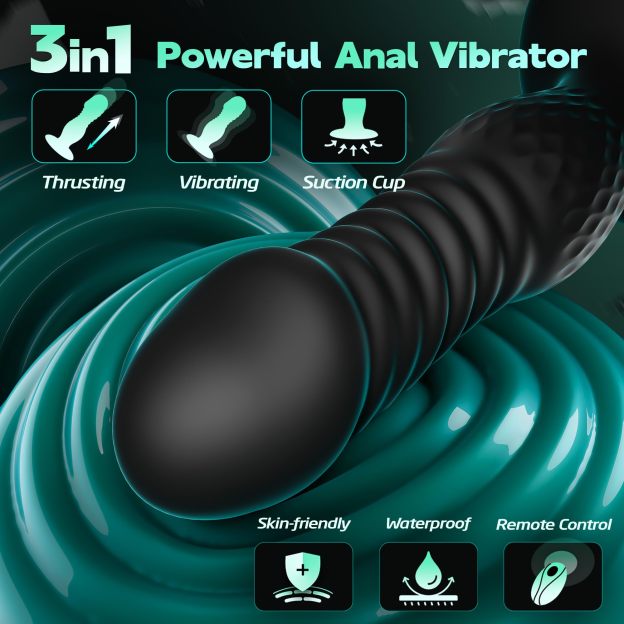 Male insertable prostate massager