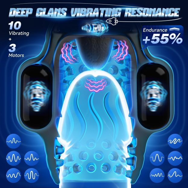 Male masturbator glans trainer