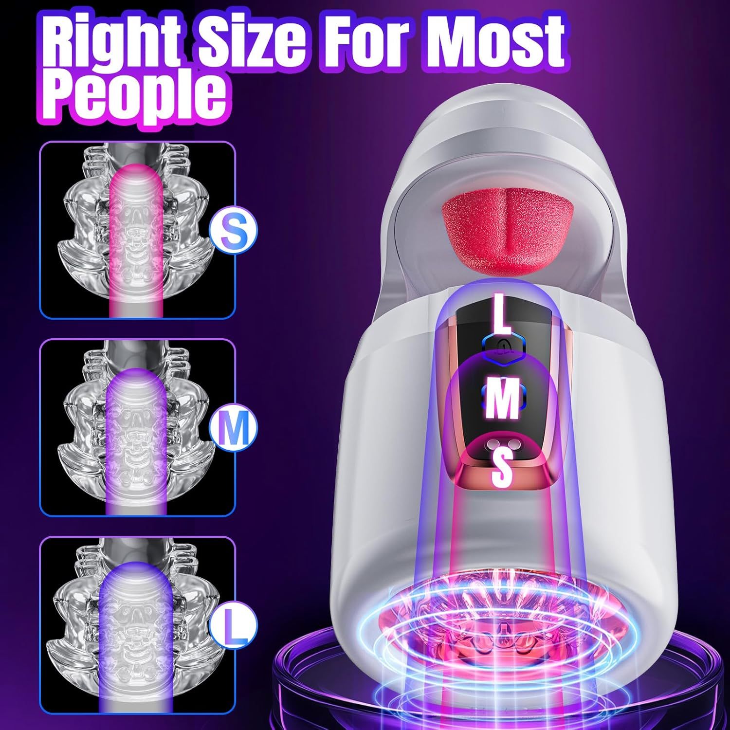 💥💥 Blowjob Queen 10 Tapping Thrusting Male Glans Training Stimulator