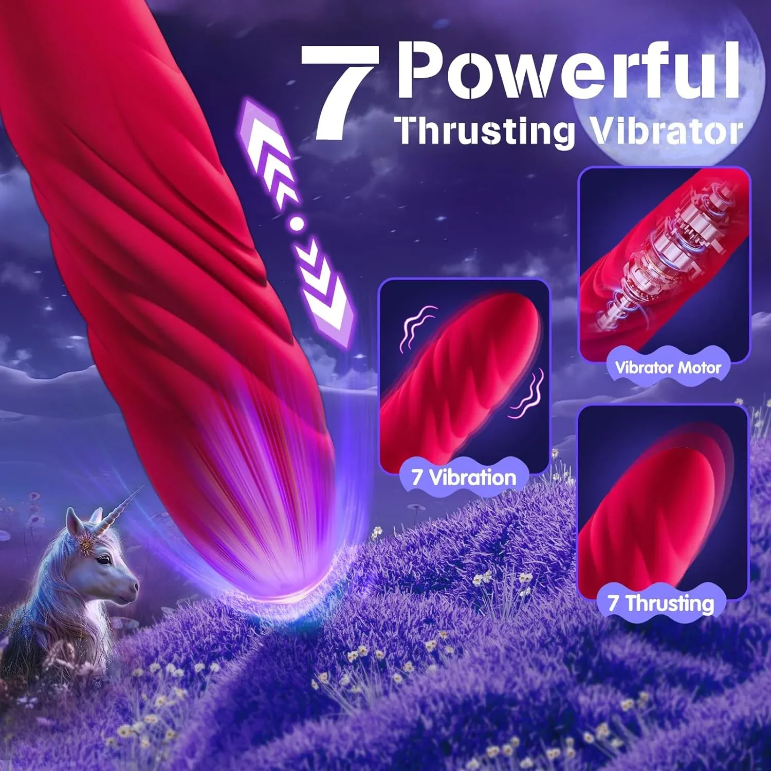 💥3-in-1 Vibrator Rose Sex Toy: Lecken, Stoßen, Vibrieren – Für Klitoris, G-Spot & Afterlust🌹