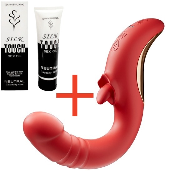 🏆G-spot Vibrator with Licking & Thrusting