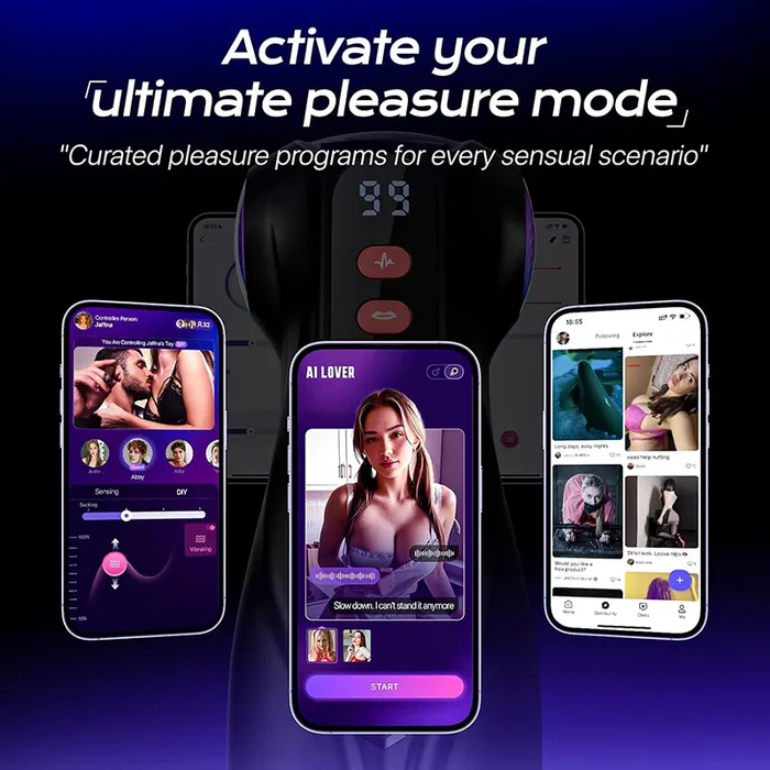 🔥Medusa™💋3 Sleeves Pocket Pussy Penis Pump with 9 Sucking & 9 Vibrating Male Masturbator