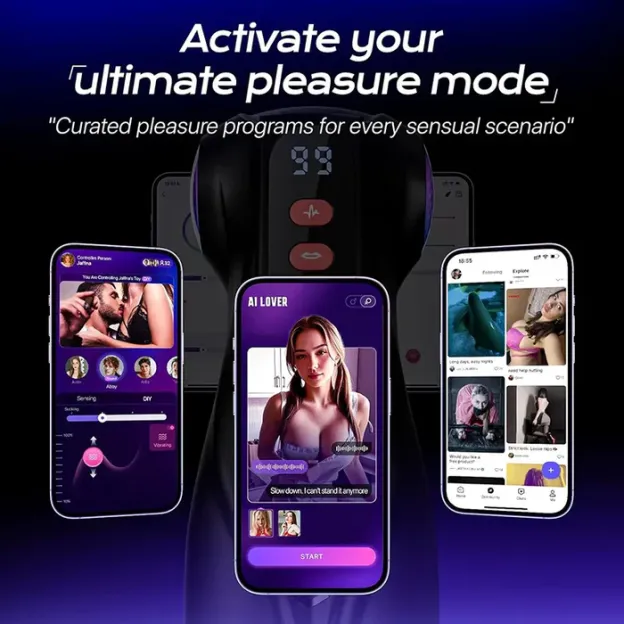 🔥Medusa™💋3 Sleeves Pocket Pussy Penis Pump with 9 Sucking & 9 Vibrating Male Masturbator
