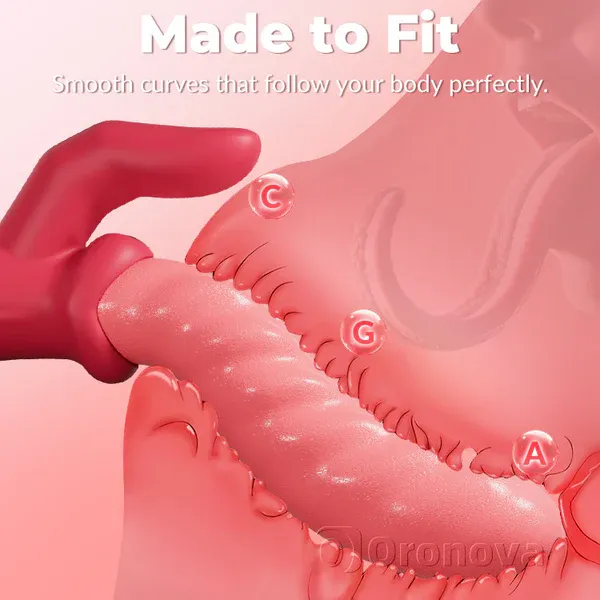 🔥Hot sale!Fiery red lips 👅Two-in-one .10 oscillation and vibration modes, realistic tongue-licking vibrator.