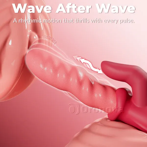 🔥Hot sale!Fiery red lips 👅Two-in-one .10 oscillation and vibration modes, realistic tongue-licking vibrator.