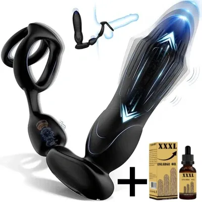 💥Year-end promotions😍Anal dilation and prostate massager with 3 propulsion and dilation modes and 9 vibration modes