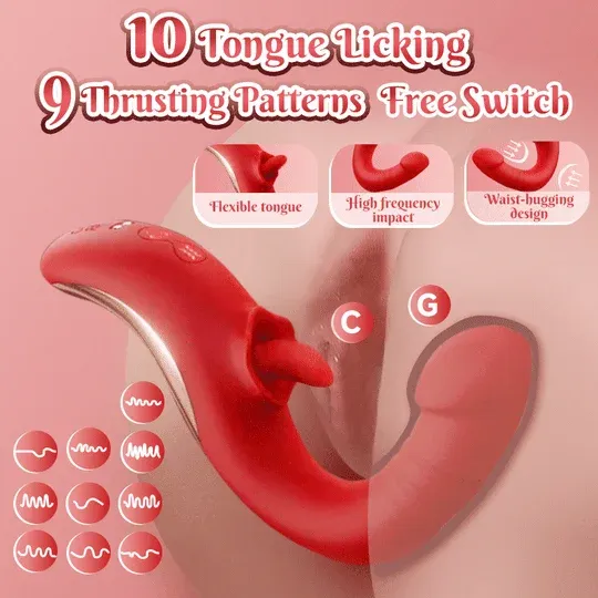 💥Thrust G-spot dildo vibrator sex toy