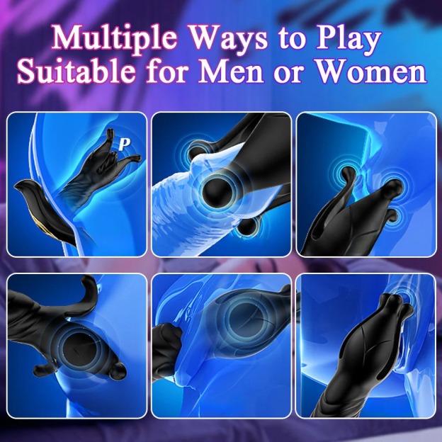 🔥Best-selling in 2025🔥9 types of tension impact tapping, pushing, and vibration anal plug prostate massager