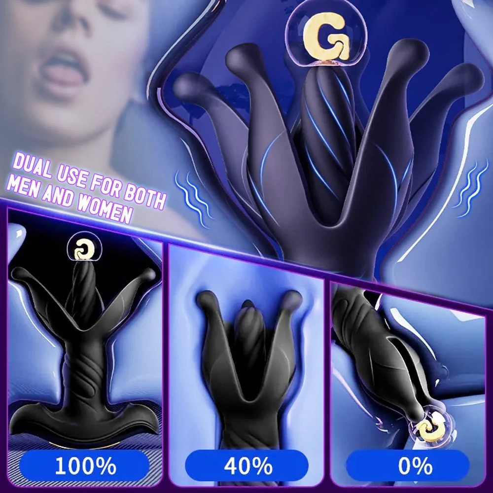 🔥Best-selling in 2025🔥9 types of tension impact tapping, pushing, and vibration anal plug prostate massager