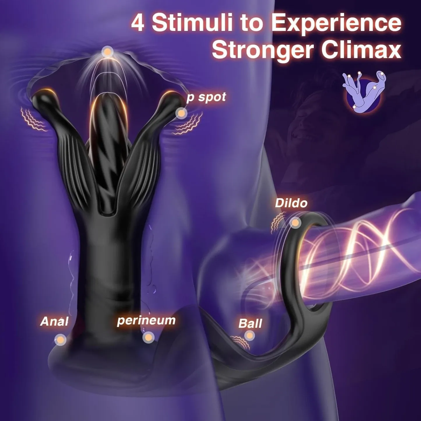 44🔥Best-selling in 2025🔥9 types of tension impact tapping, pushing, and vibration anal plug prostate massager